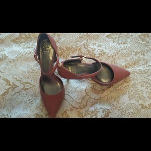 Elegant Leather Monet Heels