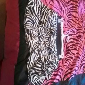Zebra print skirt