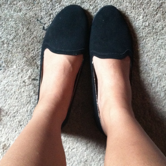 Black loafers