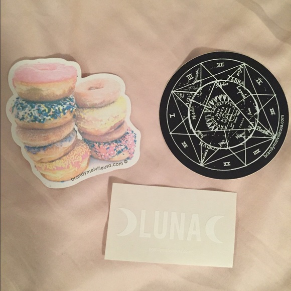 3 Brandy Melville Stickers