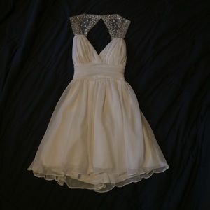 White Dress knee length