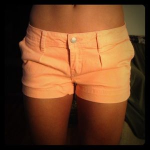 Orange American rag Jean shorts size 5