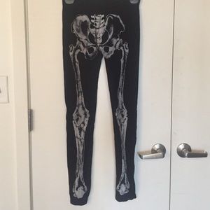 Skeleton leggings