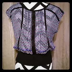 Pretty Geometric Design Top