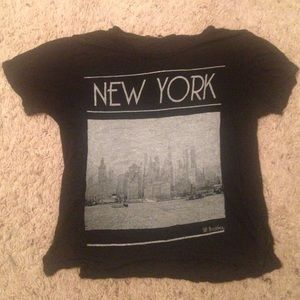 New York crop top