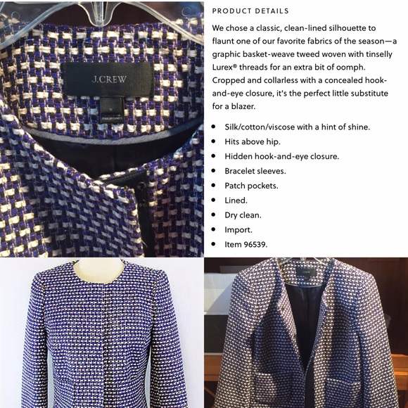 JCrew tweed jacket - Picture 4 of 4