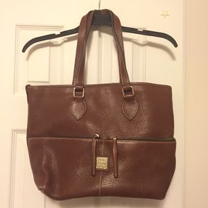 Dooney & Bourke Purse Bag Brown And Pink