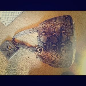 Authentic Michael Kors purse and wallet