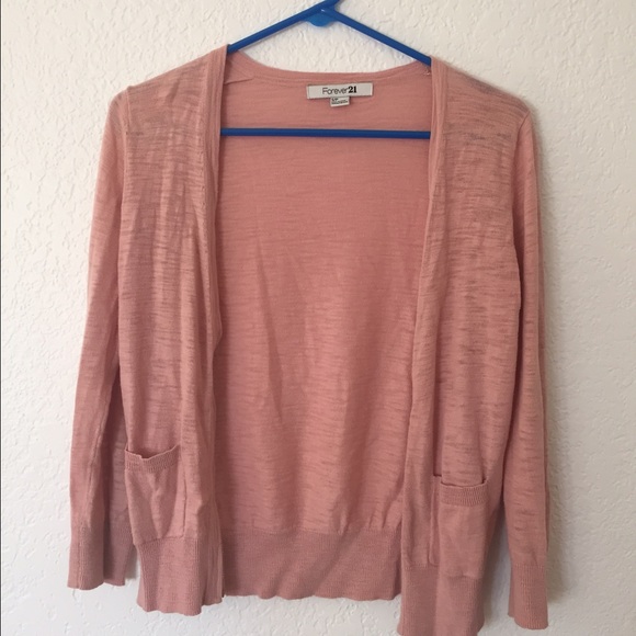 Pink Forever 21 cardigan