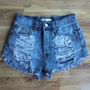 MINKPINK high waisted shorts