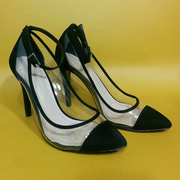 "Cynthia" Suede / PVC Pumps
