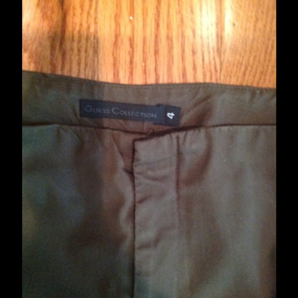 Guess army green Capri pants - Picture 3 of 3