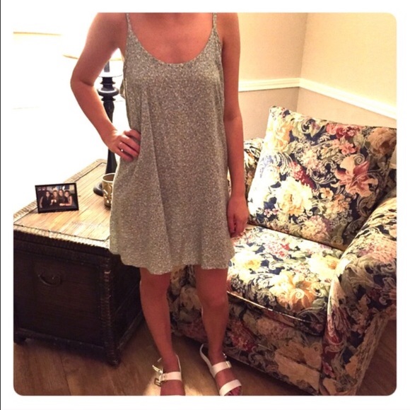 Floral Low Cut Back Dress