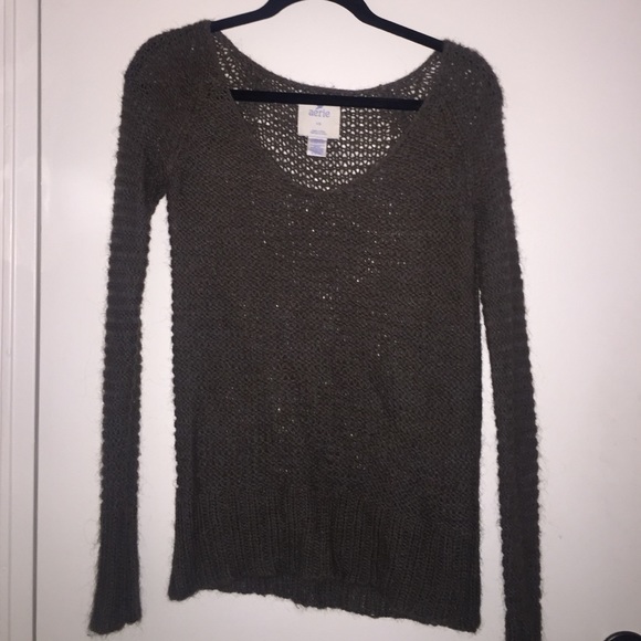 Brown Aerie sweater