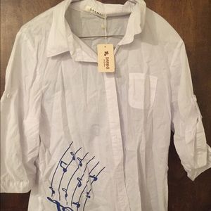 NWT MUSIC THEMED BOTTOM DOWN M