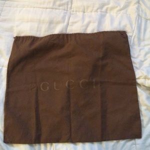 Gucci drawstring/dust bag