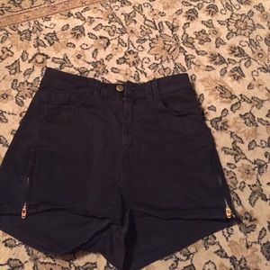 American Apparel Zip Shorts