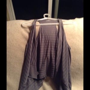 Gray Sleeveless Top