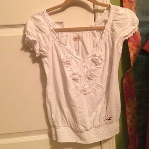 White Hollister fashion shirt