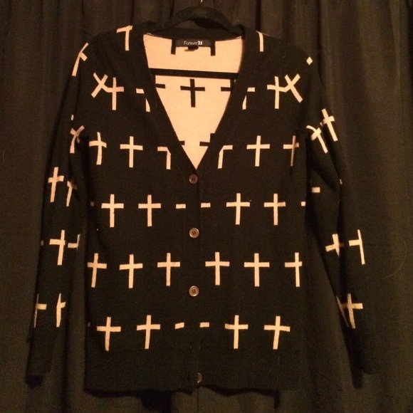 Cross cardigan