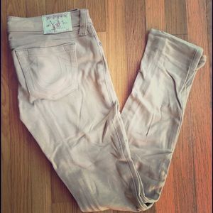 True Religion Tan Stretch Jeggings