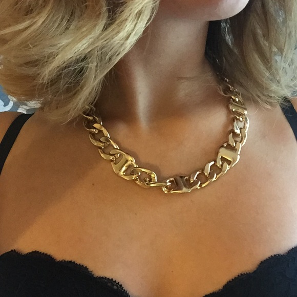 Faux gold chain