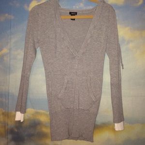 Grey Rue21 sweater.