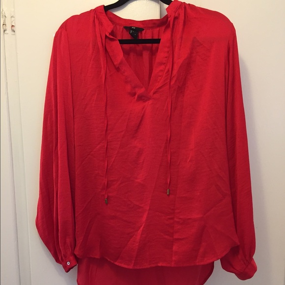 Pretty red blouse