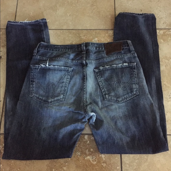 Men's citizens of humanity used jeans