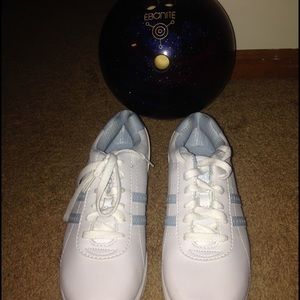 Bowling Shoes And Ball