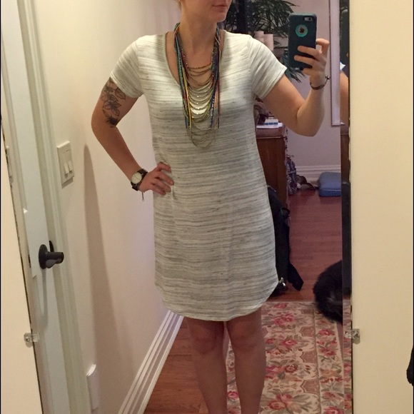 Grey T-Shirt Dress