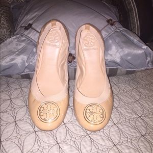 Tory Burch Caroline Ballet Flat in nude