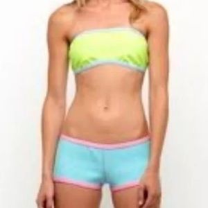 NWT M Cynthia Rowley Roxy Strapless Bikini Bandeau