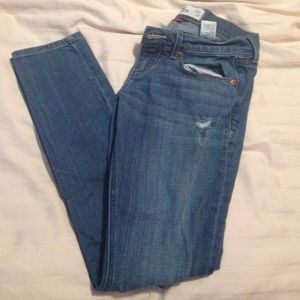 Hollister Oceanside Super Skinny Distressed Jeans