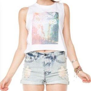 Brandy Melville Good Vibes tank
