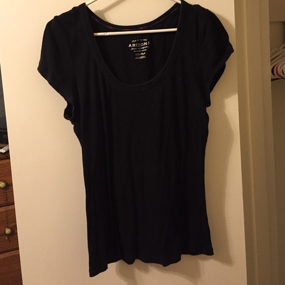 Plain black tee