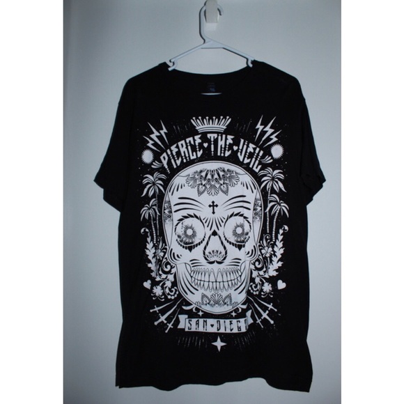 Pierce the Veil Sugar Skull Band Shirt