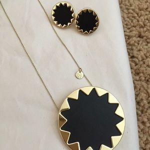 House of Harlow necklace & matching earrings.