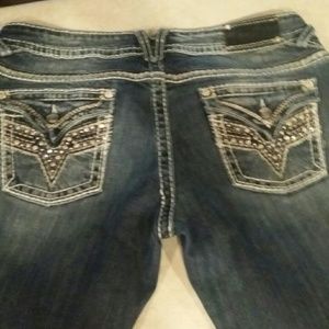 Vigoss jeweled pocket jeans