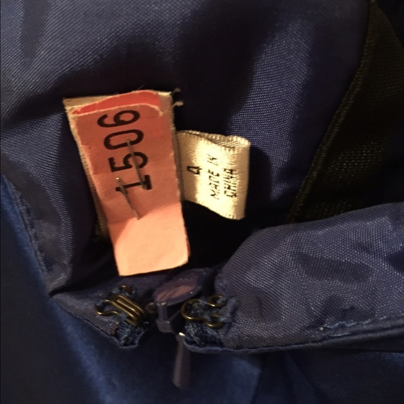 Cache cobalt blue sequin prom pageant dress - Picture 4 of 4