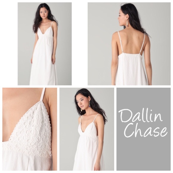 Dallin Chase
White Dani Swirl Eyelet Gown