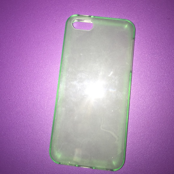 Light Green rubber iPhone 5-5s phone case