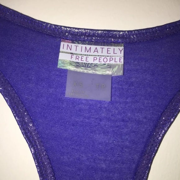 Free People Intimately Purple Racer Back Tank - Picture 4 of 4