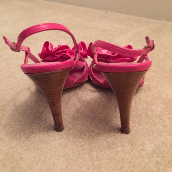Authentic Pink Coach Heels - Picture 3 of 4