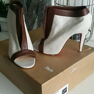 Authentic Christian Louboutin Booties