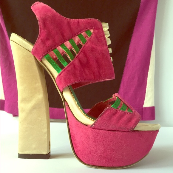 Color Block Platform Gladiators