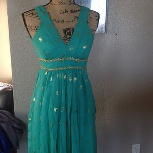 Milly of New York dress. turquoise