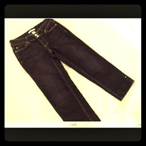 WHBM Like-New Black Capri Jeans