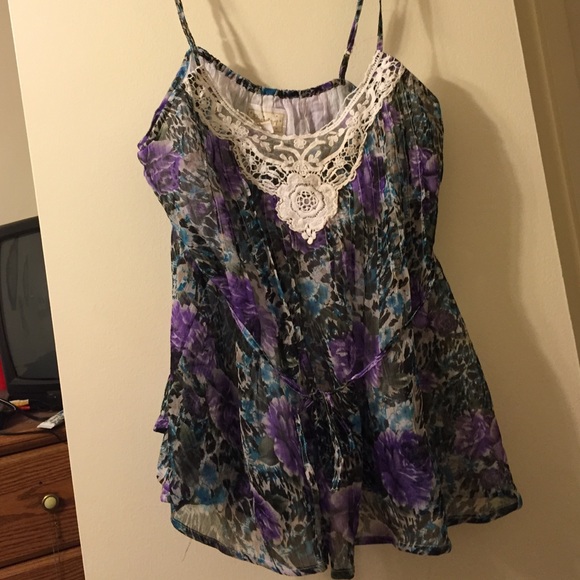 Animal print tank top