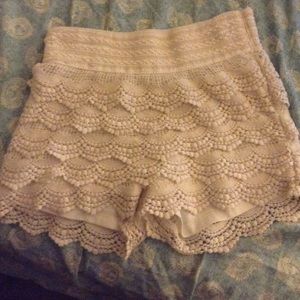 Lace shorts